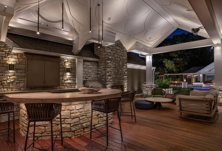 Outdoor Week Case Study - Lighting Design Studio - Outdoor Kitchen