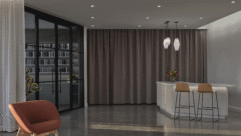 Lutron Toronto Design Studio - Lights on and off