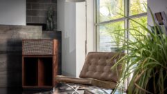 Klipsch LaScala speaker in a living room