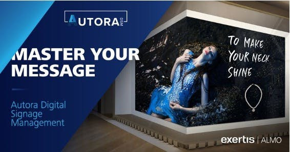 Exertis Almo Autora Digital Signage Management (DSM) Platform