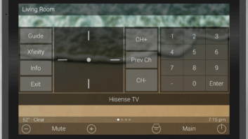 URC and Hisense TV GUI