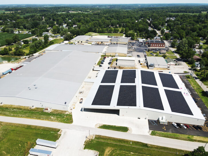 Solar Panels on the new Draper Facility