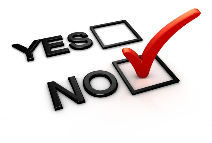 Getting to "no"