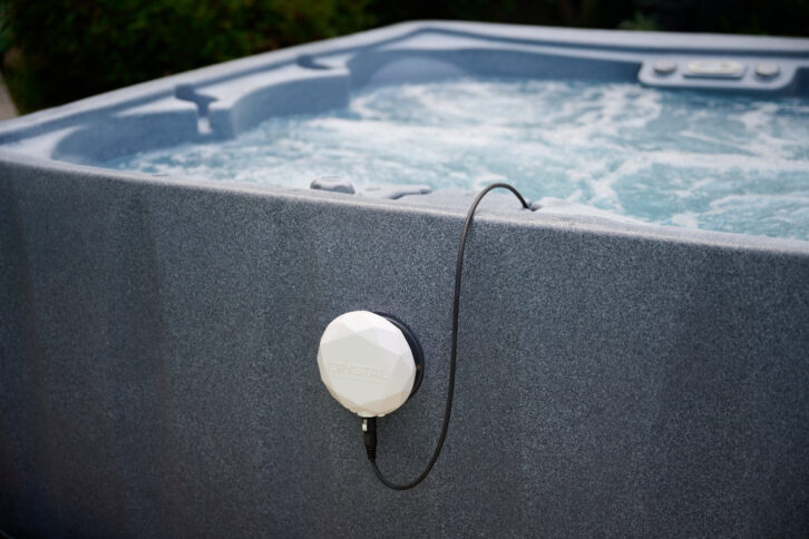 Crystal Water Monitor Smart Pool and Hot Tub Sensor - hot tub