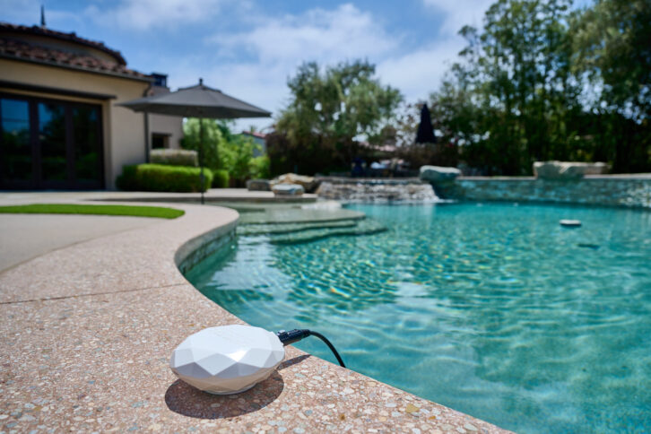 Crystal Water Monitor Smart Pool and Hot Tub Sensor - in-ground pool
