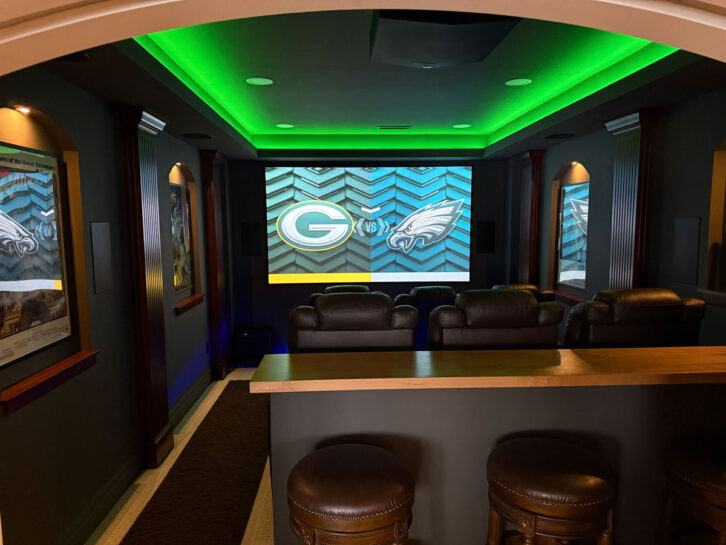 Griggs Home Theater - Screen