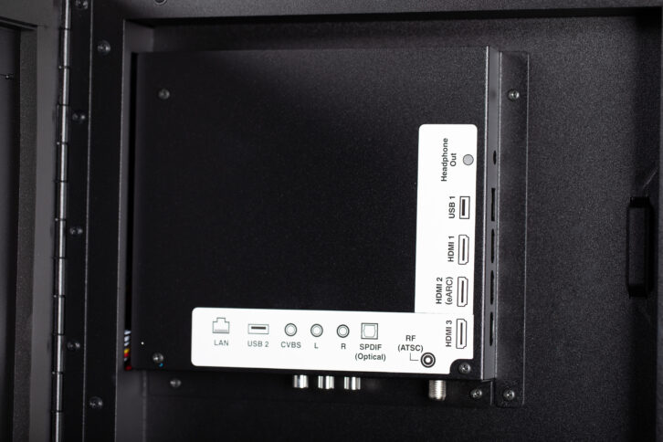 SunBrite Solis outdoor 4K smart TV - Rear Panel