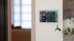 Control4 X4 on a wall panel