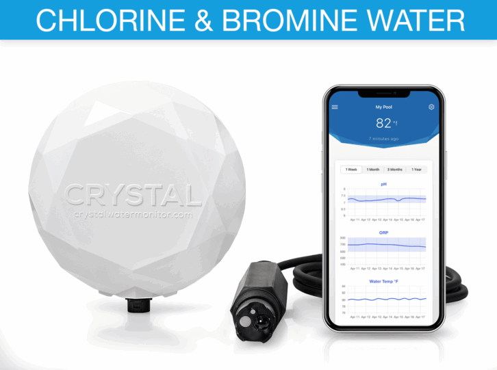 Crystal Water Monitor Smart Pool and Hot Tub Sensor - product