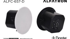 Alfatron ALFC-657D full-range, 6-inch Dante ceiling speakers