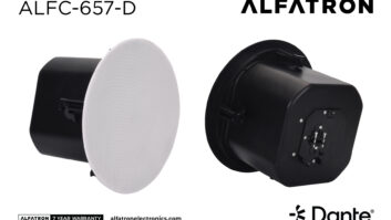 Alfatron ALFC-657D full-range, 6-inch Dante ceiling speakers