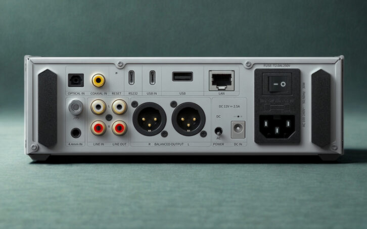 FiiO K15 Desktop DAC and headphone amplifier - Rear