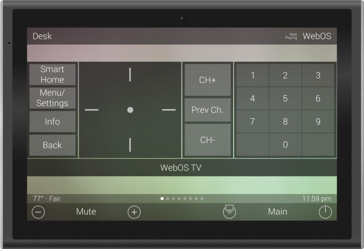 URC GUI for Furrion Products