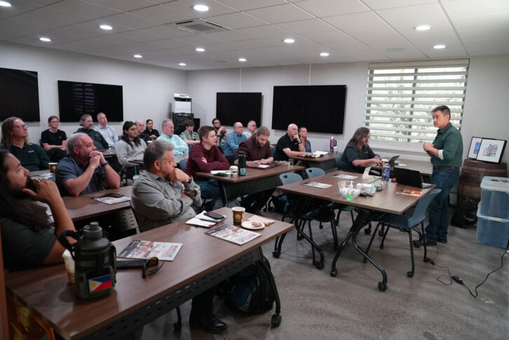 Hunter Douglas Shades at the new ProSource Exprience Center - Training Room
