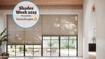 Hunter Douglas Honeycomb Shades with Shades Week Logo