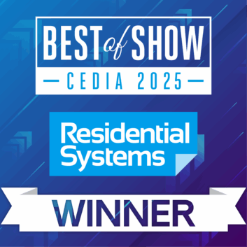 Resi CEDIA Best of Show 2025 Winner Logo