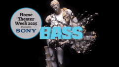 Scene from Trinnov Audio's Les Dieux Trailer with Home Theater Week Bug