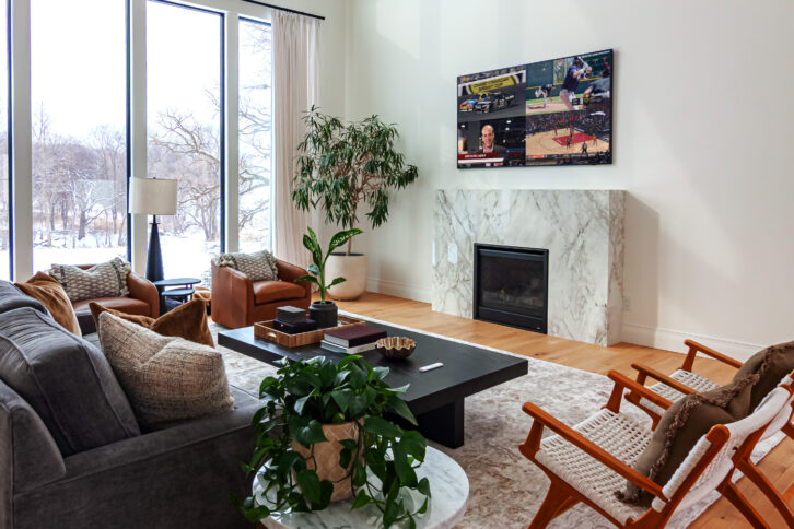 An AVPro AV-over-IP installation.