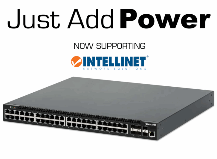 Just Add Power has announced that its Advanced Matrix Programmer (AMP) system configuration software now fully supports the Intellinet Network Solutions 54-Port L3 Fully Managed PoE+ Switch