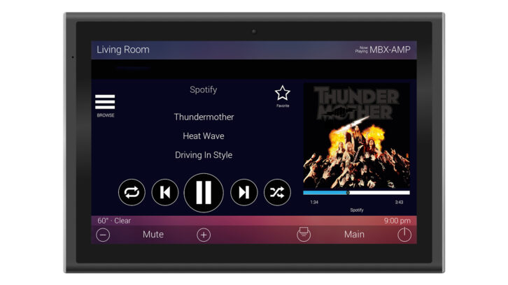 URC TKP-9600 Russound GUI