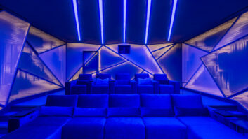 A Paradise Theater custom luxury cinema