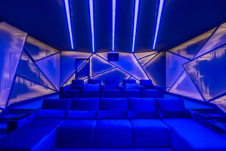 A Paradise Theater custom luxury cinema