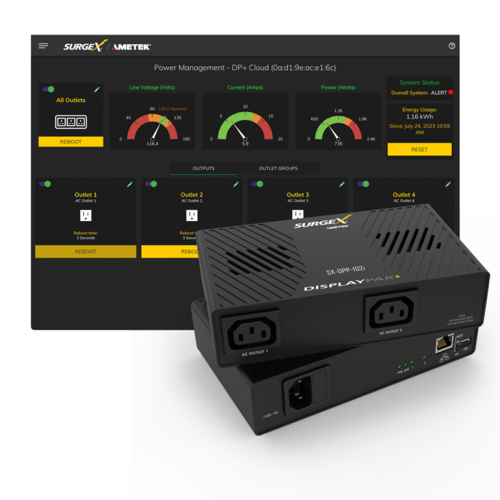 SurgeX DisplayPak SX-DPP-102i