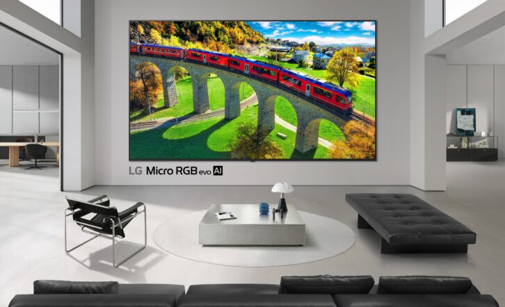 LG Micro RGB evo television