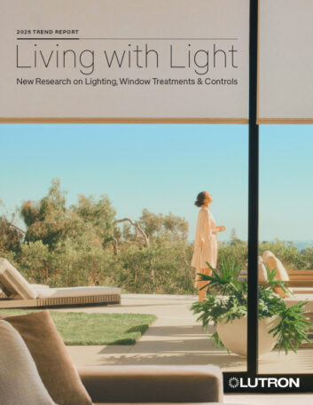Lutron Electronics has released its 'Luxury Residential 2026 Trend Report: Living with Light' report