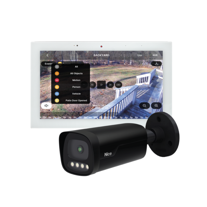 Nice Surveillance Cameras with ELAN OS9 