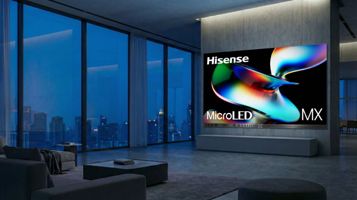 Hisense has unveiled its 163MX RGBY MicroLED Display at CES 2026