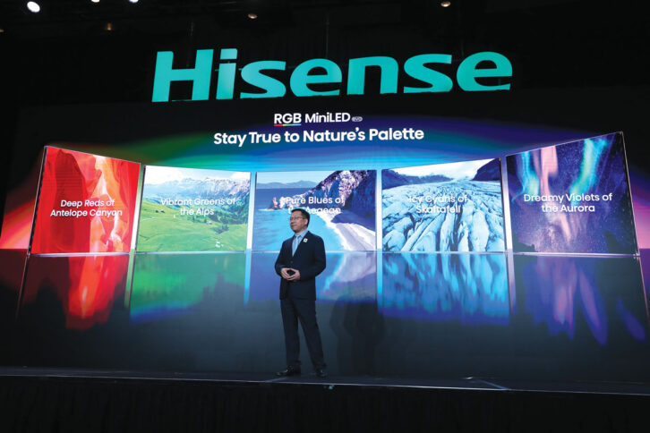Hisense press conference at CES 2026