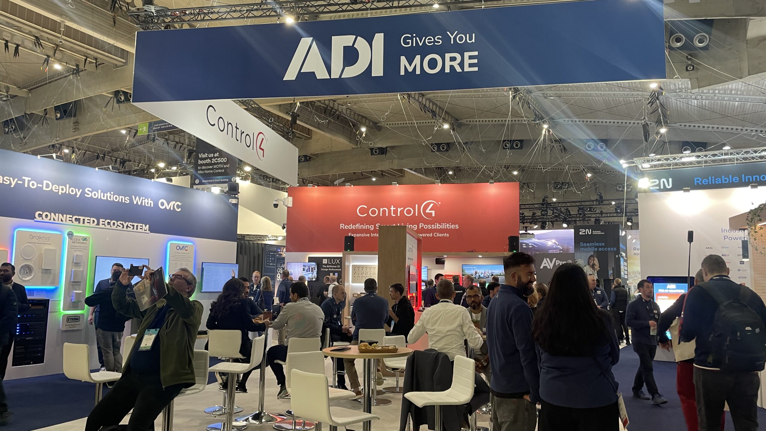 ADI booth at ISE 2026