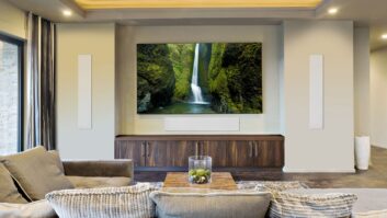 Meridian DSP750 In-wall Speaker - Lifestyle