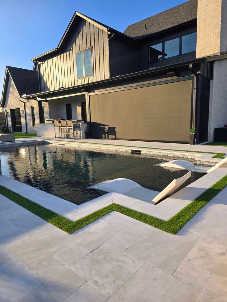 Keder Screens Outdoor Screens pic taken from outside