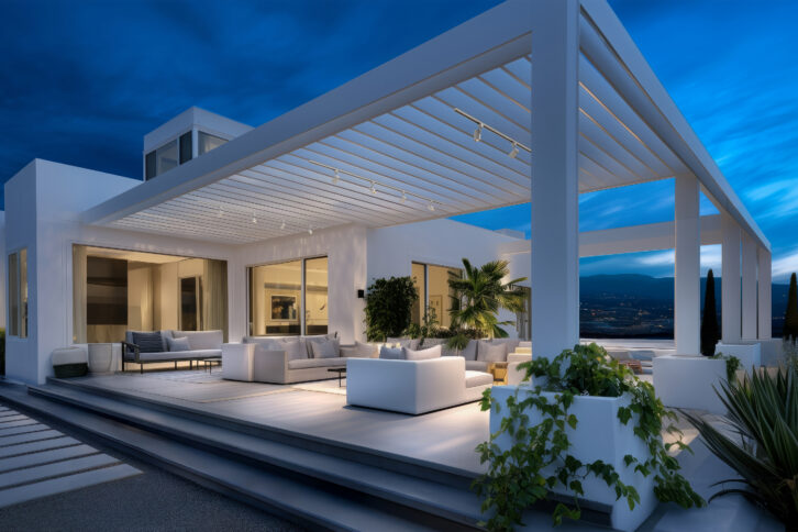 The Outdoor X Track System is track lighting engineered by WAC Group specifically for exterior environments.