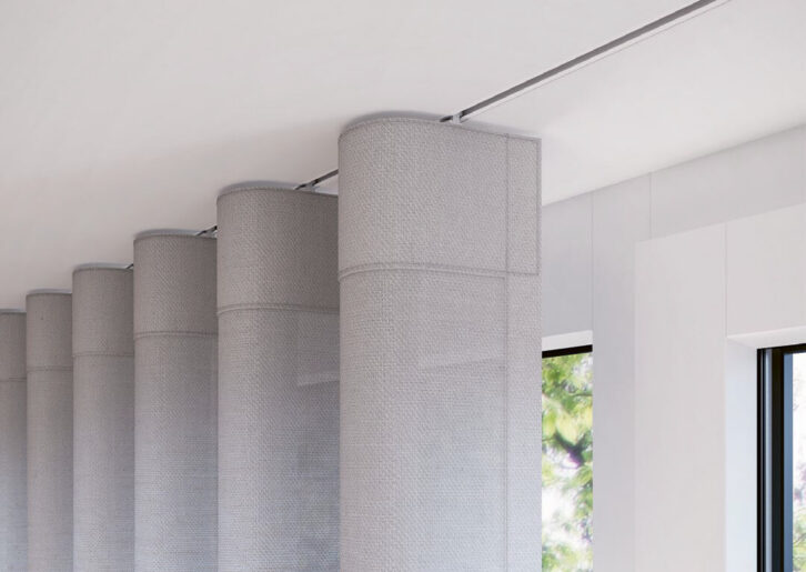 Silent Glass 5600 Recessed and Wave Curtains
