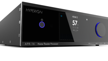 Hyperion APR-16 is a 16-channel surround processor - Front