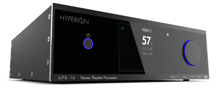 Hyperion APR-16 is a 16-channel surround processor - Front