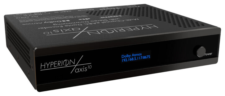 Hyperion Axis eARC-to-Dante converters - Front