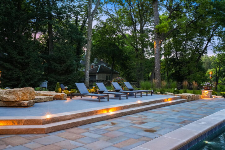 Hidden Creek Landscaping Ohio project – Niche Lights
