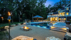 Hidden Creek Landscaping Ohio project – Pool Area