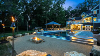 Hidden Creek Landscaping Ohio project – Pool Area