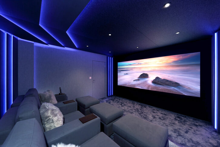 A Cinema Lusso home theater
