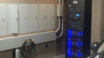 Rosewater Energy Hub in a garage – horizontal