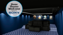 Home Theater of Long Island Home Theater Case Study - Back of Room - with bug