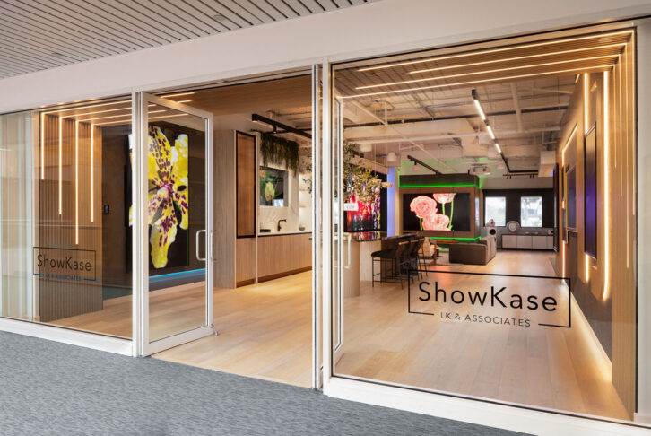 LK & Associates' ShowKase experience center - entrance