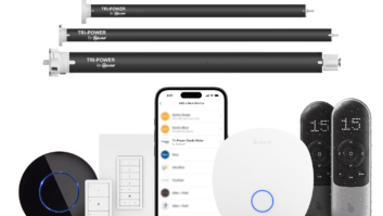 Twitchell’s new Tri-Power tubular shade motors now work with Bond.