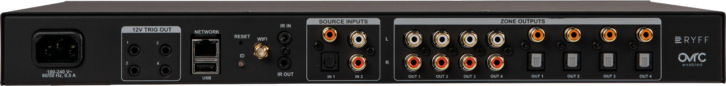 ADI is launching the Episode 4-Zone Streaming Preamp - Rear