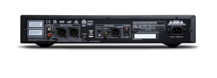 NAD C 589 CD player - rear